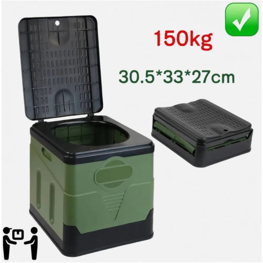 20L Camping Toilet Outdoor Portable Toilet Camping Toilet Foldable Dry Toilet