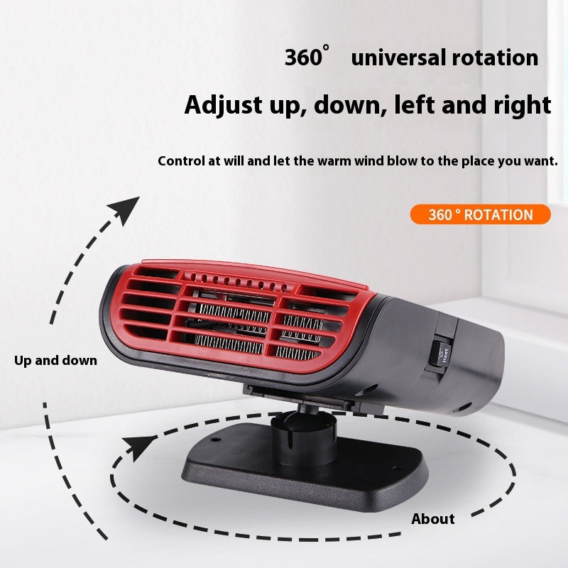 Portable Car Heater and Blower for Defrosting and Demisting