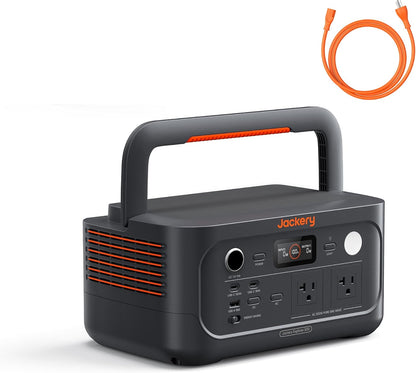 Jackery Explorer 500 V2 Power Station, 512Wh/500W, AC Cable Included