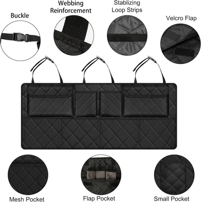 Trunk Organizer, Hanging Backseat Car Storage Bag for SUV (42"*18")
