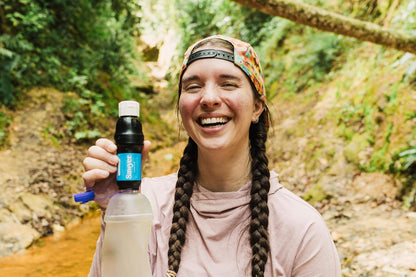 Products SP129 Squeeze Water Filtration System W/Two 32-Oz Squeeze Pouches, Straw, and Hydration Pack Adapter