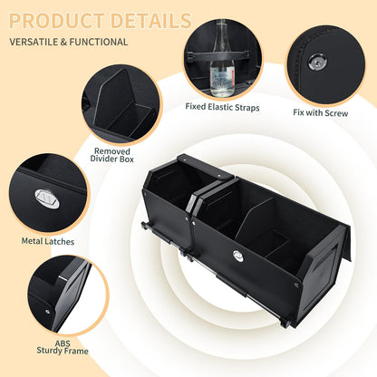 Leather Car Trunk Organizer SUV Trunk Organizer Car Trunk Storage Organizer