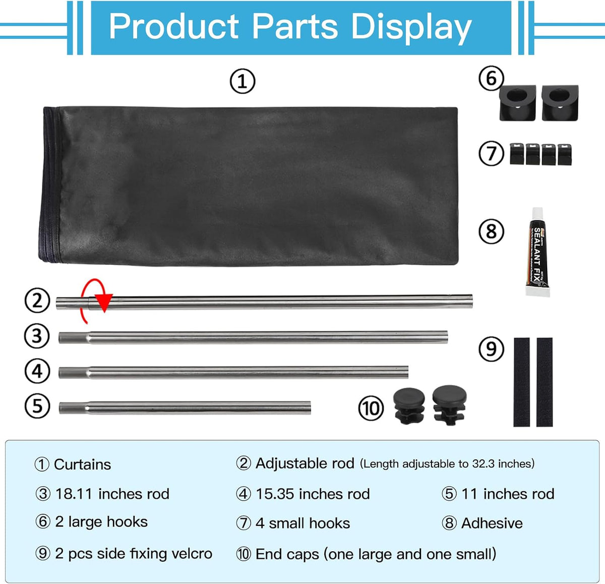 Car Divider Curtain, Car Privacy Curtains, 6.56Ft *4.42Ft