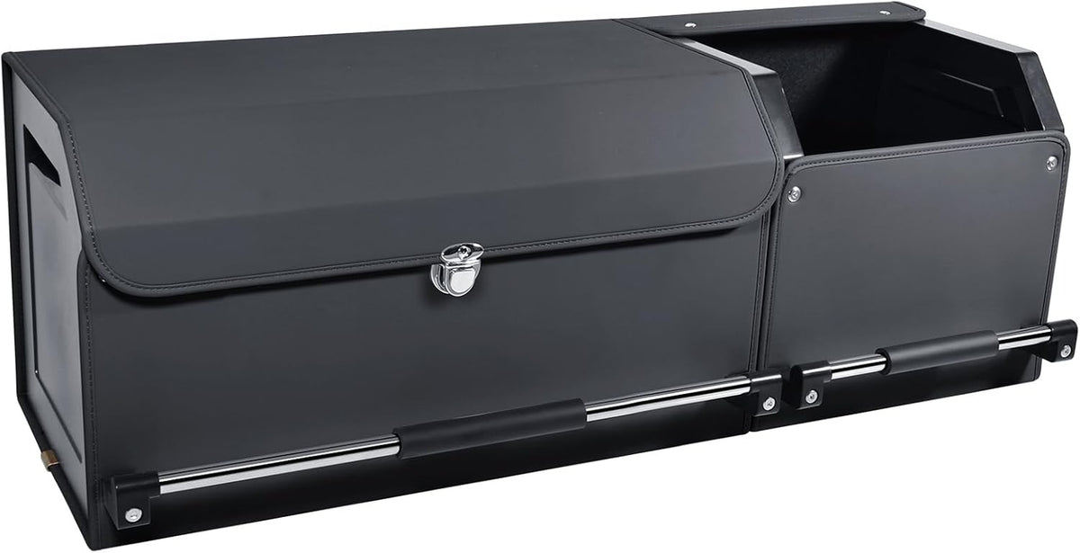 Leather Car Trunk Organizer SUV Trunk Organizer Car Trunk Storage Organizer