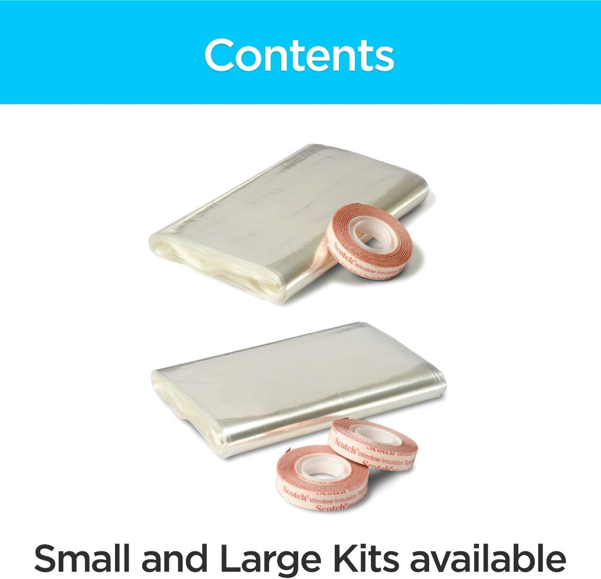 3M Indoor Window Insulator Kit - Five Pack