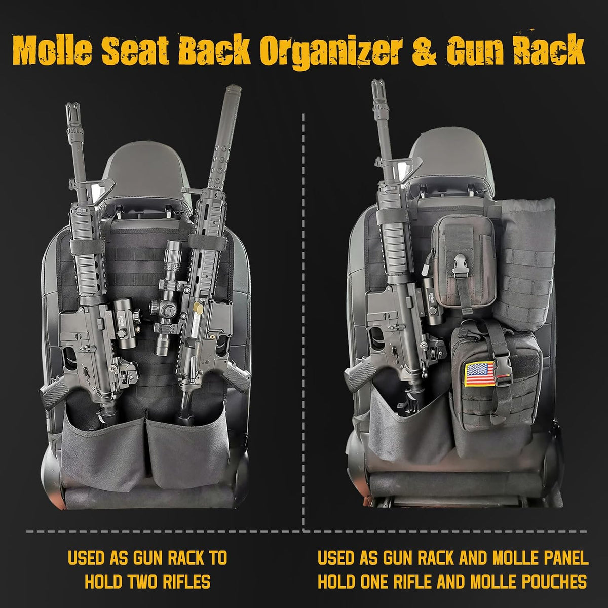 Tactical Car Seat Back Organizer