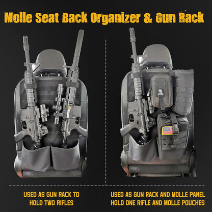 Tactical Car Seat Back Organizer 2 Pack