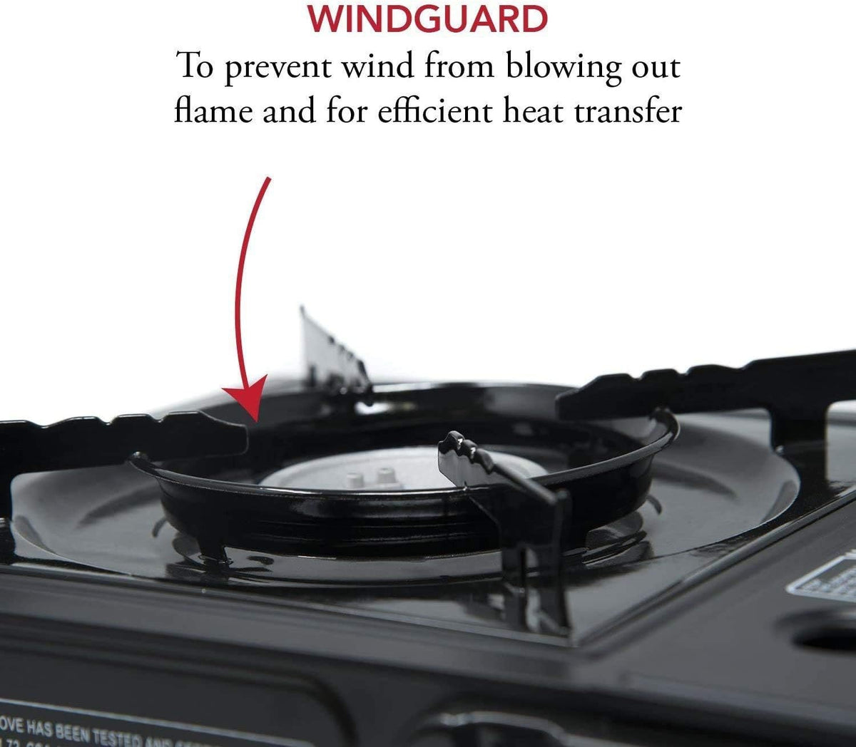 Portable Butane Camping Stove with Case: Automatic Ignition, Precise Heat Control - Camping & Tailgating and Outdoor Cooking
