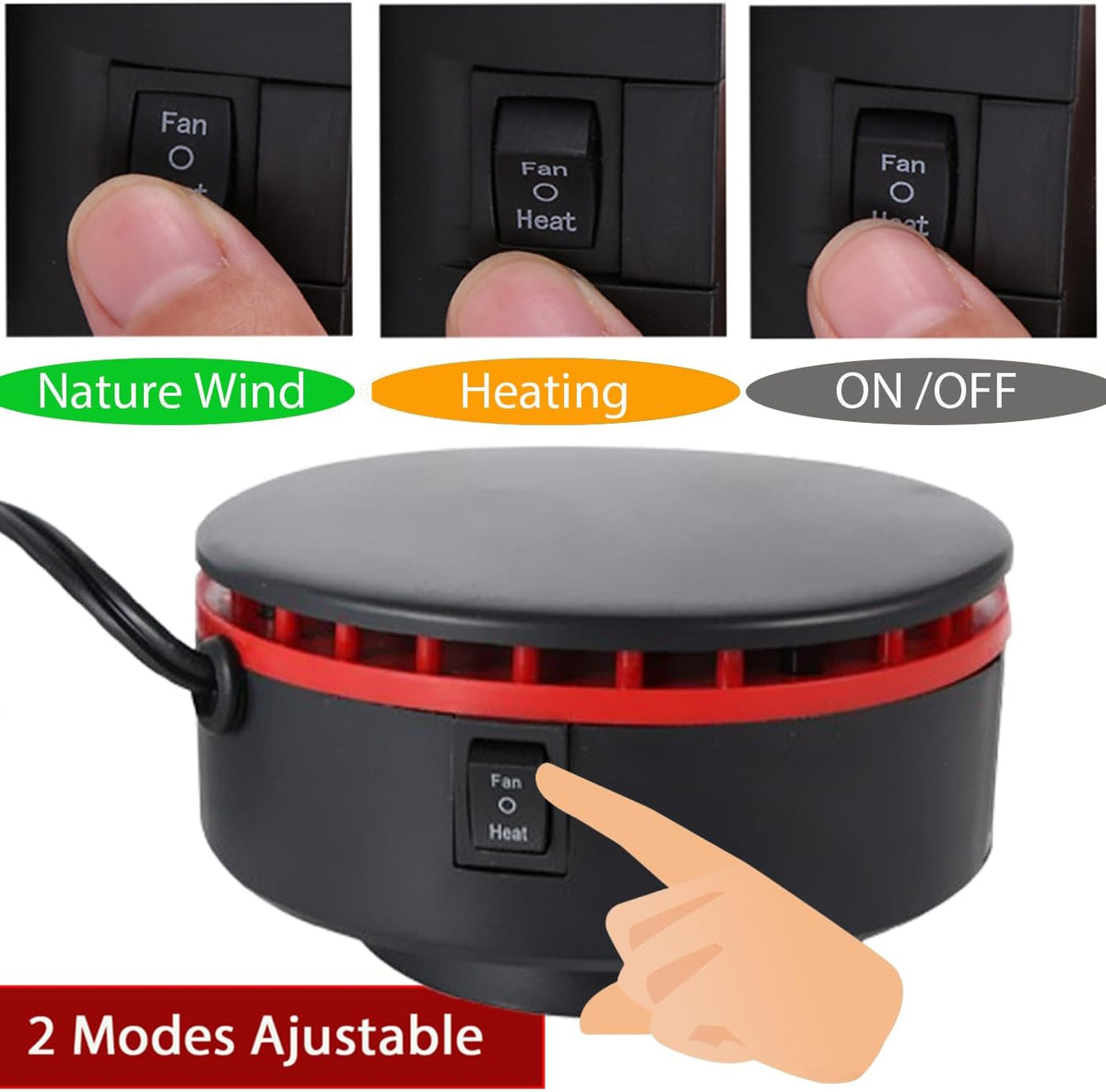 12Volt Car Heater Defroster, Car Heaters for Vehicle, 360° Rotatable