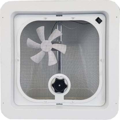Ventline RV Roof Vent White W/ 12 Volt Fan, Putty & Screws¡­
