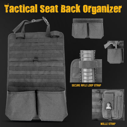 Tactical Car Seat Back Organizer 2 Pack