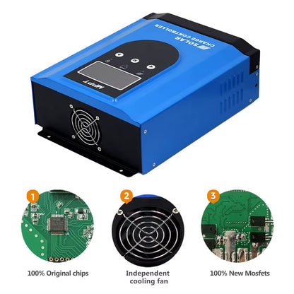 High-Efficiency MPPT Solar Charge Controller for Enhanced Battery Management