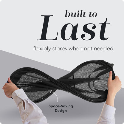 Mesh Pop-Up Hamper Collapsible with Side Pocket 2-Pack