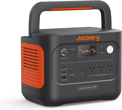 Jackery Explorer 1000 V2 Portable Power Station,1070Wh,1500W