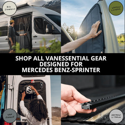 Van Essential Front Door Window Covers - Mercedes Sprinter (2019 - Current)