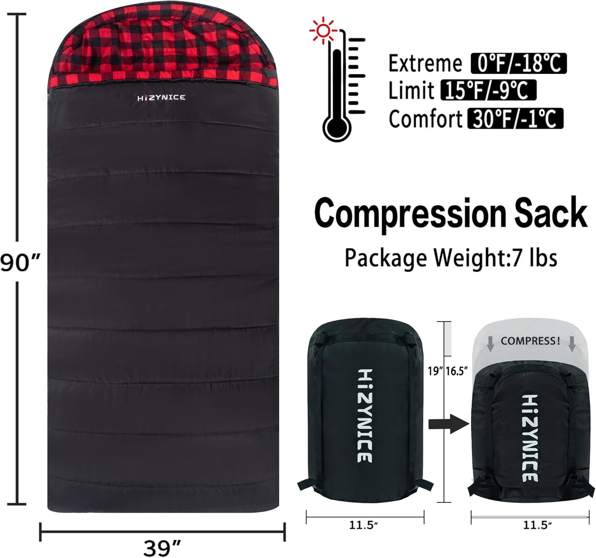 Sleeping Bags for Adults XXL Cold Weather