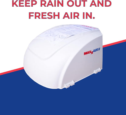 Maxx II 00-933081 RV Roof Vent Cover, White