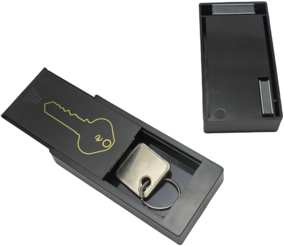 Hide a Key outside Magnetic Key Box - Emergency Key Safe, Car & Home Use, Hide a Key - Key Hider (XL)