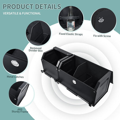 Leather Car Trunk Organizer SUV Trunk Organizer Car Trunk Storage Organizer