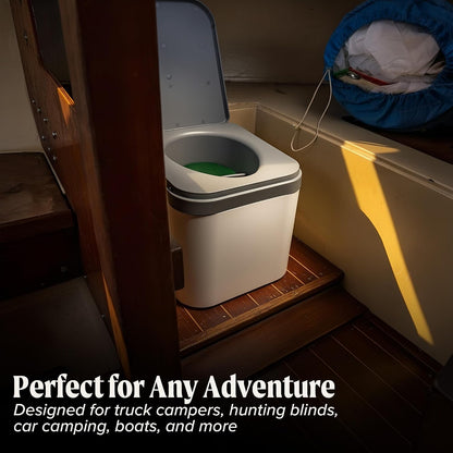 NOMAD Self-Contained Composting Toilet – Urine-Diverting, Portable RV