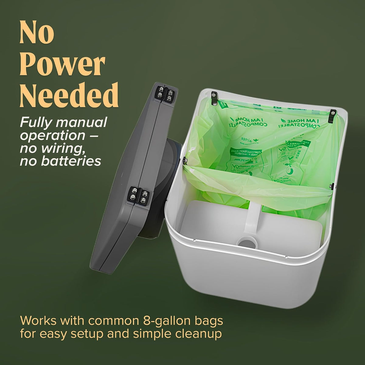 NOMAD Self-Contained Composting Toilet – Urine-Diverting, Portable RV