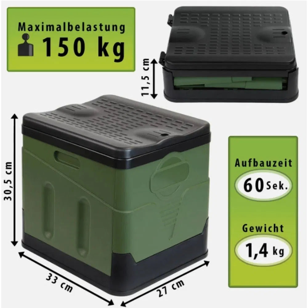 20L Camping Toilet Outdoor Portable Toilet Camping Toilet Foldable Dry Toilet