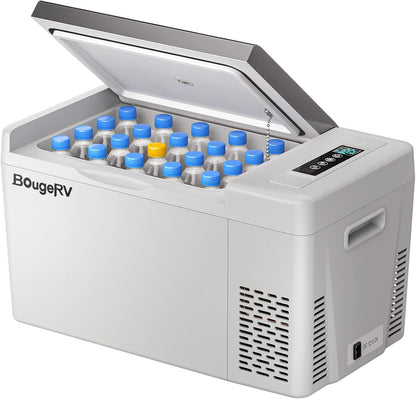 12V Refrigerator 23 Quart, -8℉~50℉ Portable Freezer for Car, Grey