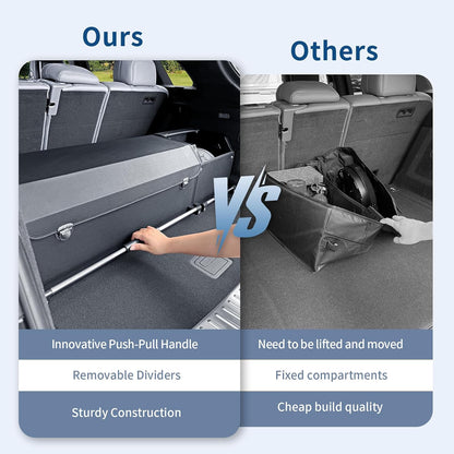 Premium Leather SUV Trunk Organizer and Storage Solution