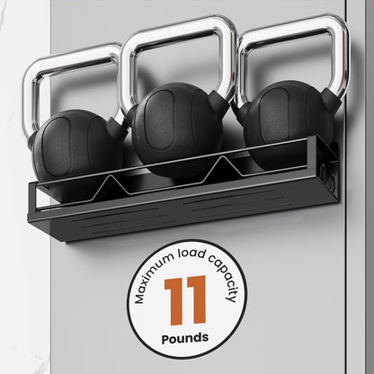 16.9 Inch Large Capacity Magnetic Spice Rack for Refrigerator Black, 4 Pack