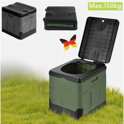 20L Camping Toilet Outdoor Portable Toilet Camping Toilet Foldable Dry Toilet